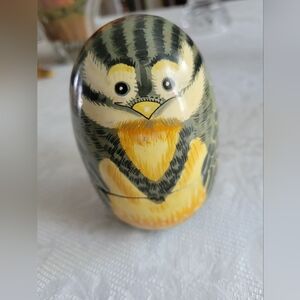 VTG 5 NESTING OWLS 1990 Morehead Inc. Licensed Enesco NEW